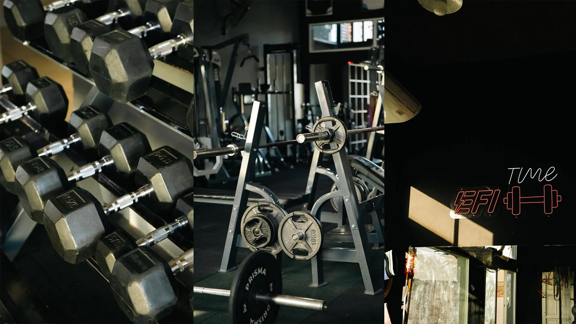Sala de musculación de EFI Gym en Bahía Blanca